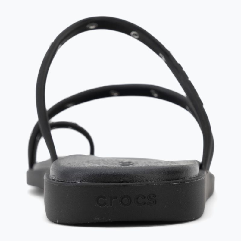 Ciabatte da donna Crocs Miami Studded Toe Loop black 6