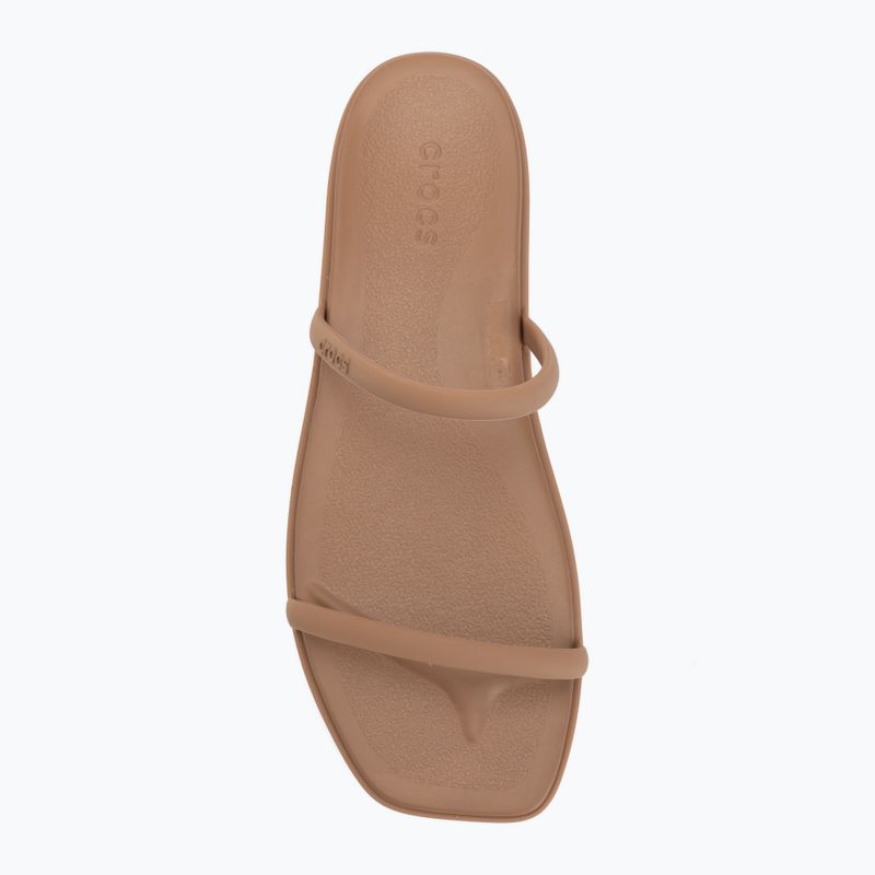 Sandali da donna Crocs Miami Two Strap Sandal milk chocolate 5