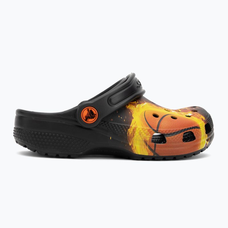 Ciabatte per bambini Crocs Flaming Bball Clog Kids black 3