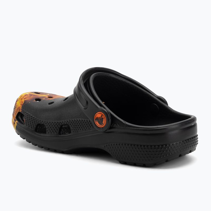 Ciabatte per bambini Crocs Flaming Bball Clog Kids black 4