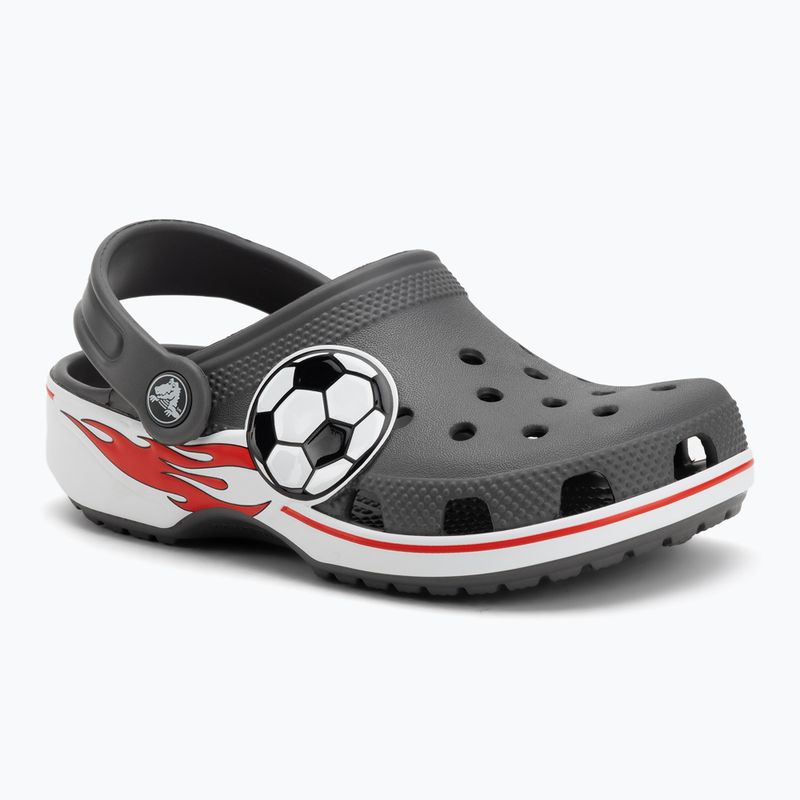 Zoccoli per bambini Crocs Classic Soccer Band Clog Kids slate grey 2