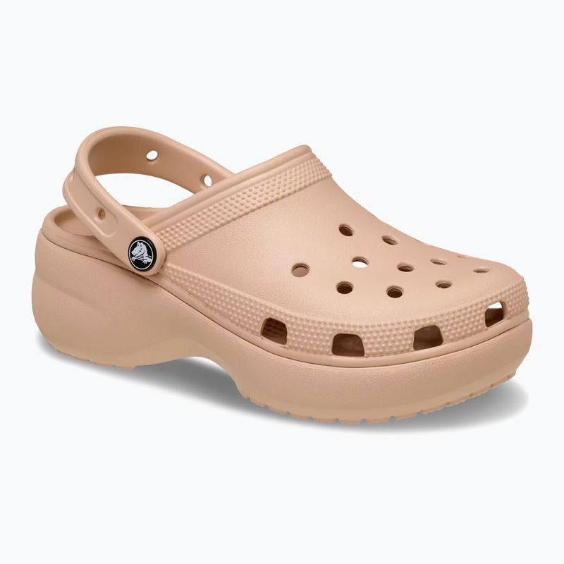 Ciabatte donna Crocs Classic Platform Clog pink caramel