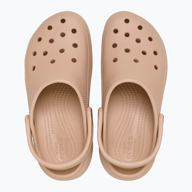 Ciabatte donna Crocs Classic Platform Clog pink caramel 5