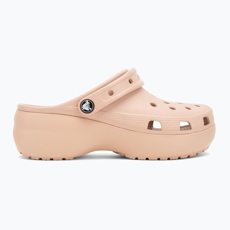 Ciabatte donna Crocs Classic Platform Clog pink caramel 3