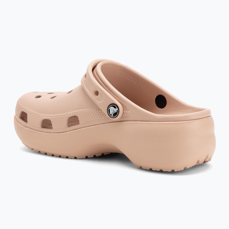 Ciabatte donna Crocs Classic Platform Clog pink caramel 4