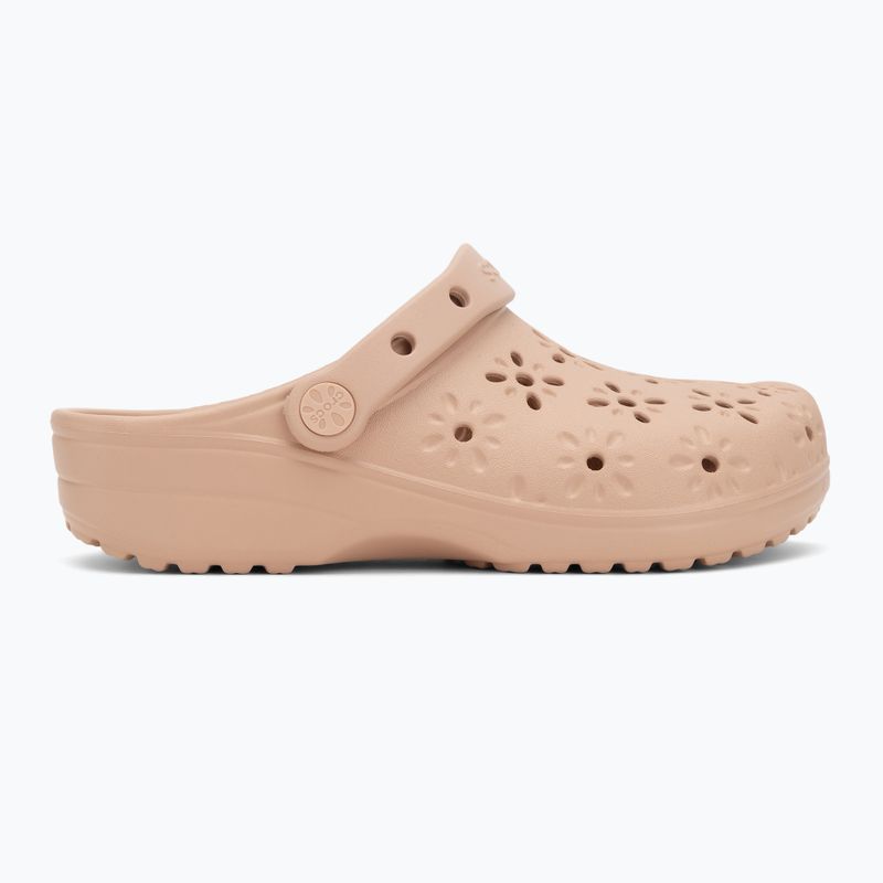 Sabot Crocs Classic Floral Cutout Clog pink caramel 3