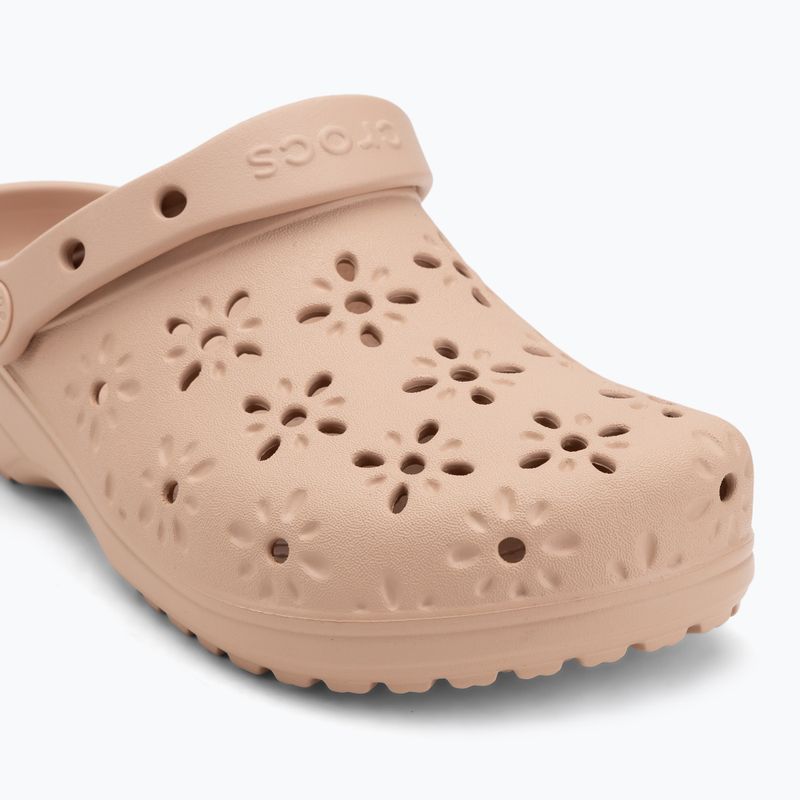Sabot Crocs Classic Floral Cutout Clog pink caramel 8