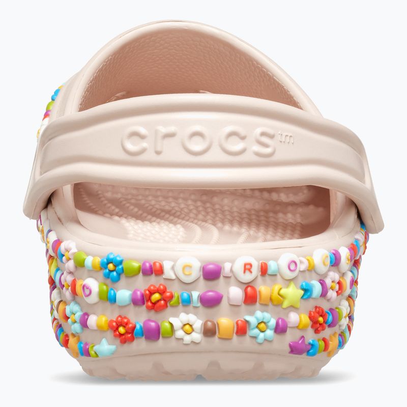 Zoccoli per bambini Crocs Classic Beaded Band Clog Kids quartz 11