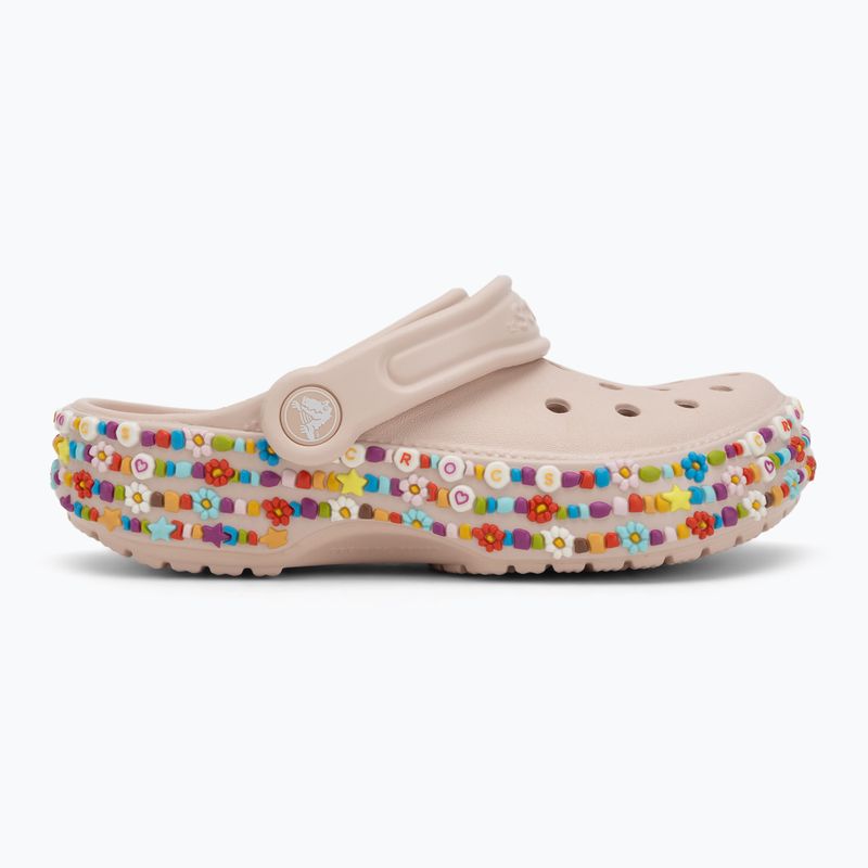 Zoccoli per bambini Crocs Classic Beaded Band Clog Kids quartz 3