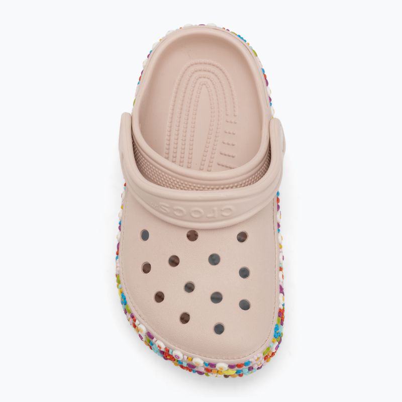 Zoccoli per bambini Crocs Classic Beaded Band Clog Kids quartz 6