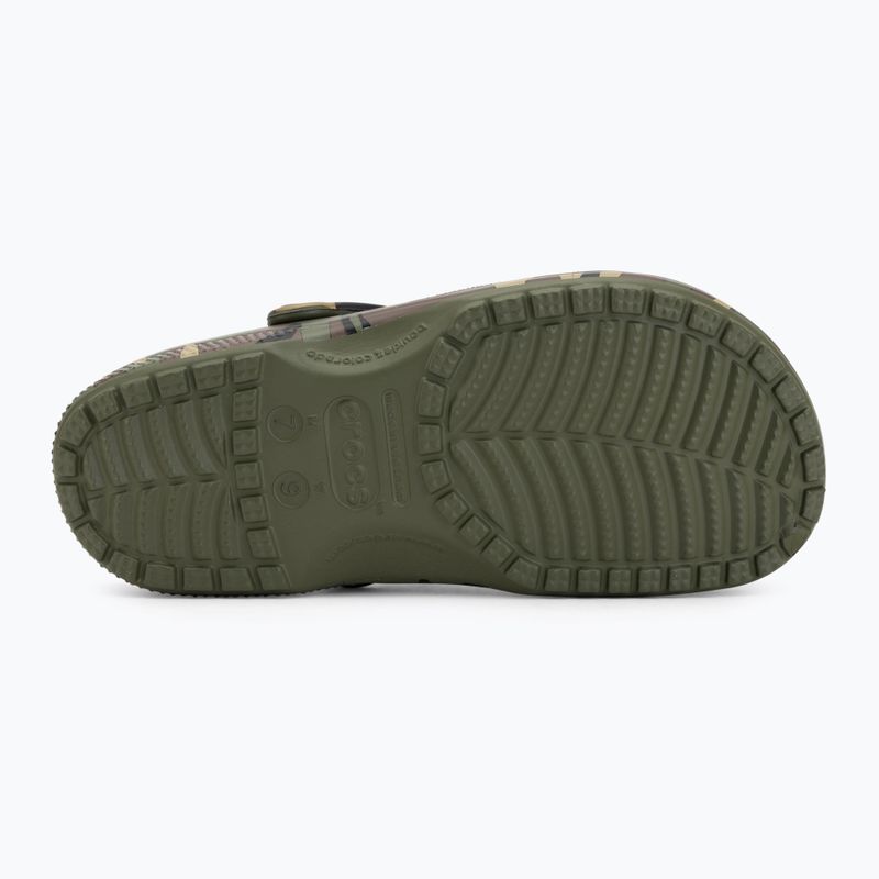 Ciabatte Crocs Classic Camouflage army green/multi 5