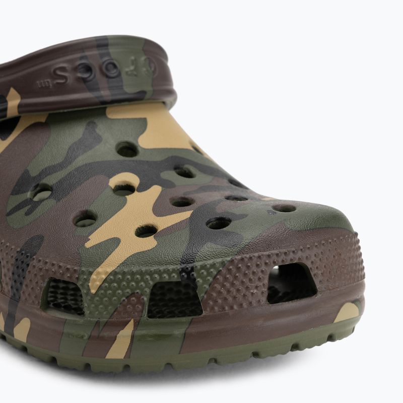 Ciabatte Crocs Classic Camouflage army green/multi 8