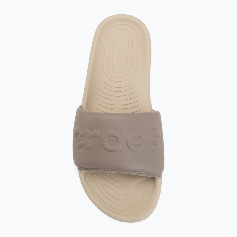 Ciabatte da donna Crocs All Day bone/taupe 5