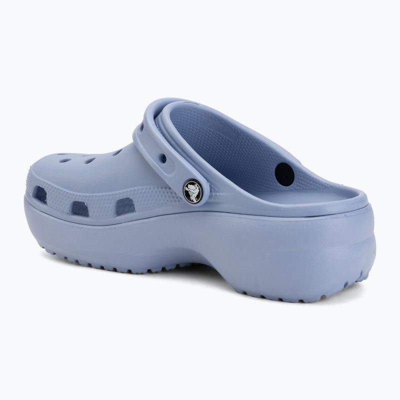 Ciabatte da donna Crocs Classic Platform Clog blue haze 4
