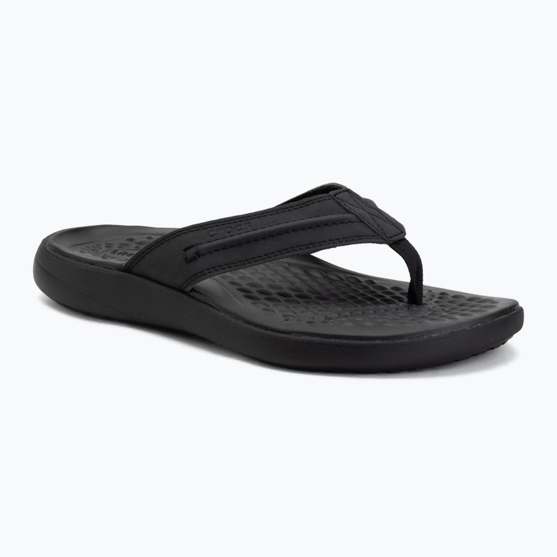 Infradito Crocs Yukon Vista II Leather black/black