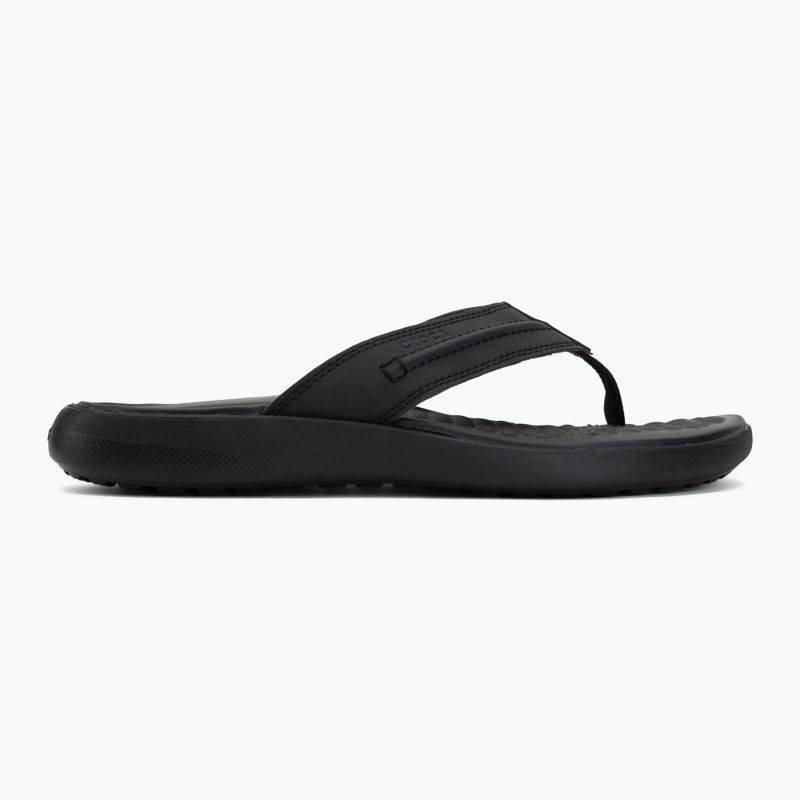 Infradito Crocs Yukon Vista II Leather black/black 2