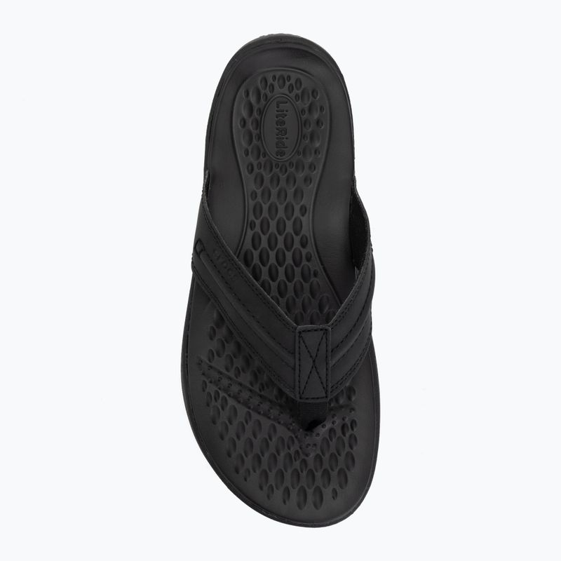 Infradito Crocs Yukon Vista II Leather black/black 5
