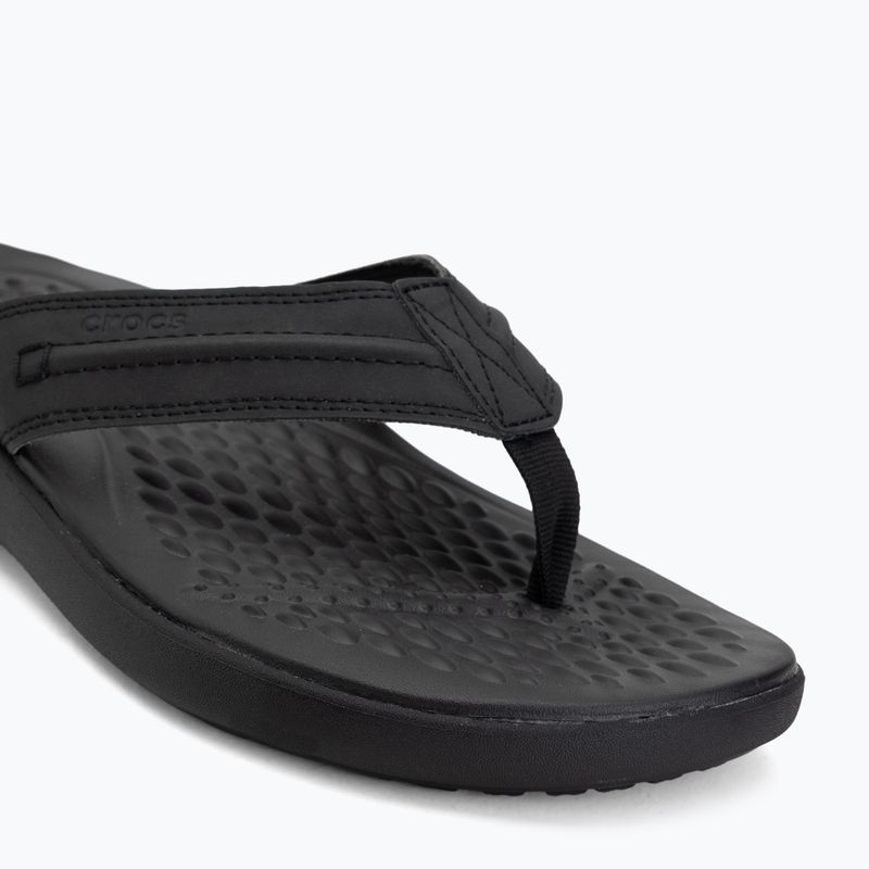 Infradito Crocs Yukon Vista II Leather black/black 7