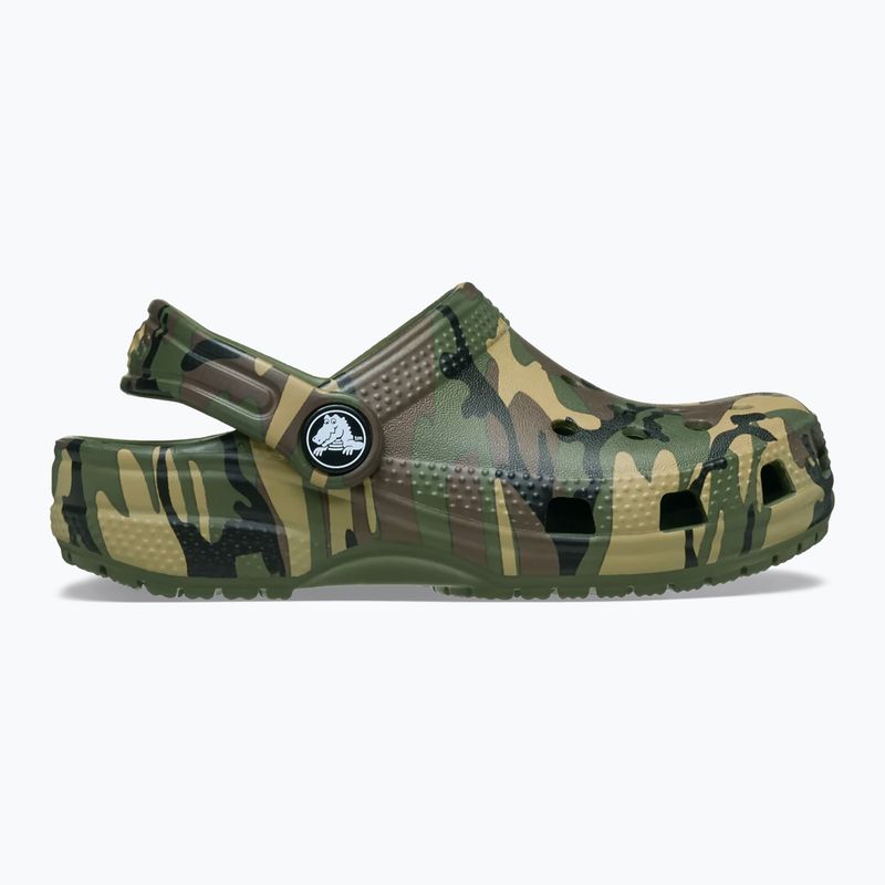 Ciabatte per bambini Crocs Classic Camouflage Toddler army green/multi 2