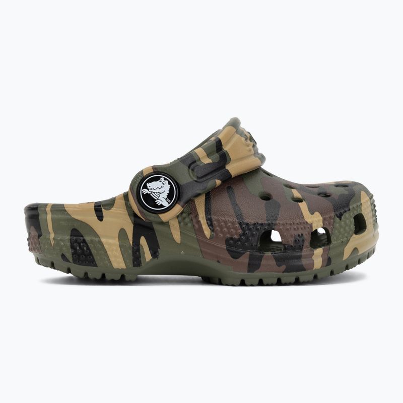 Ciabatte per bambini Crocs Classic Camouflage Toddler army green/multi 3