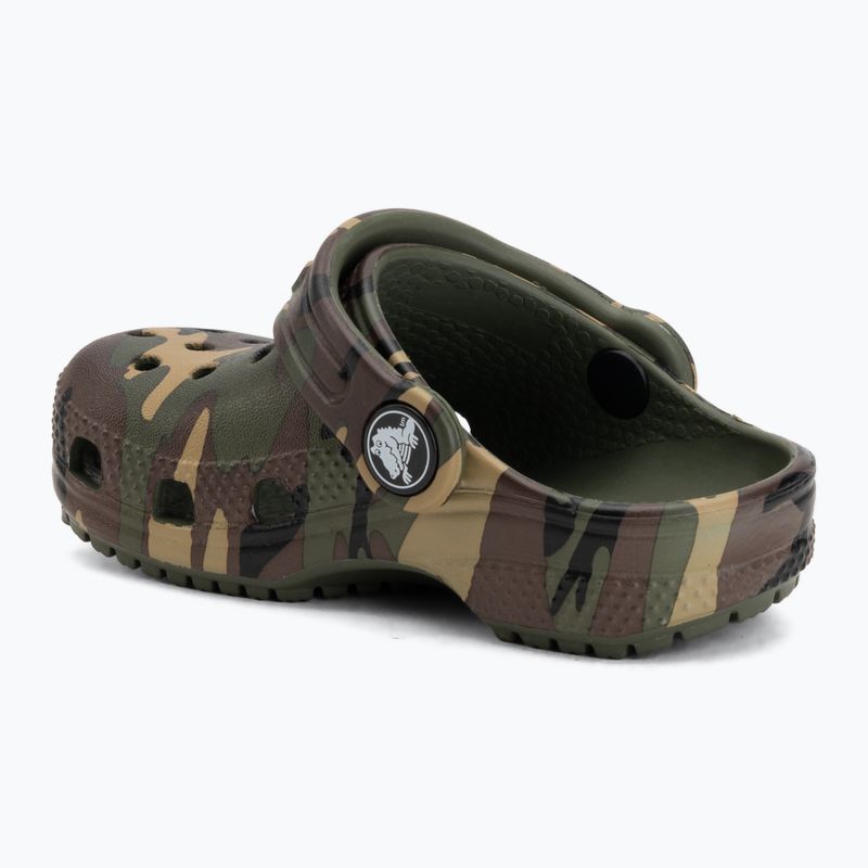 Ciabatte per bambini Crocs Classic Camouflage Toddler army green/multi 4