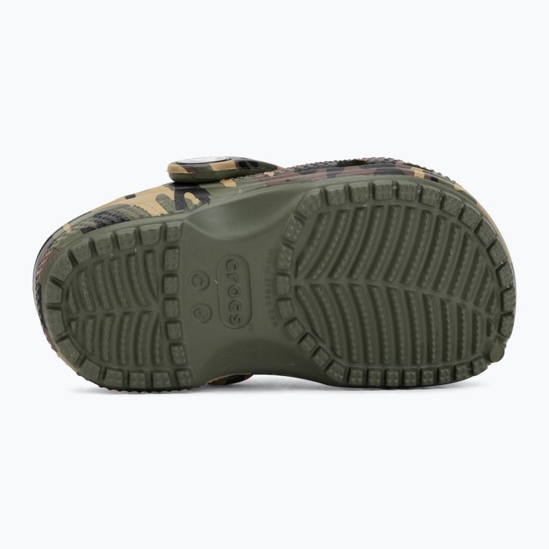 Ciabatte per bambini Crocs Classic Camouflage Toddler army green/multi 5