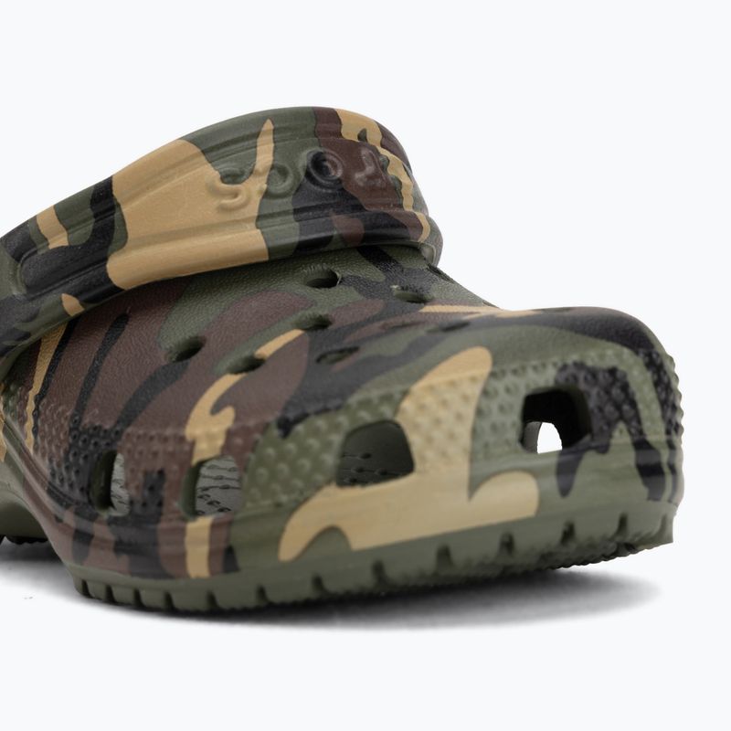 Ciabatte per bambini Crocs Classic Camouflage Toddler army green/multi 8