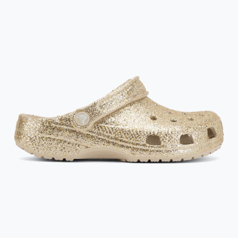Ciabatte per bambini Crocs Classic Chunky Glitter sandstone 3