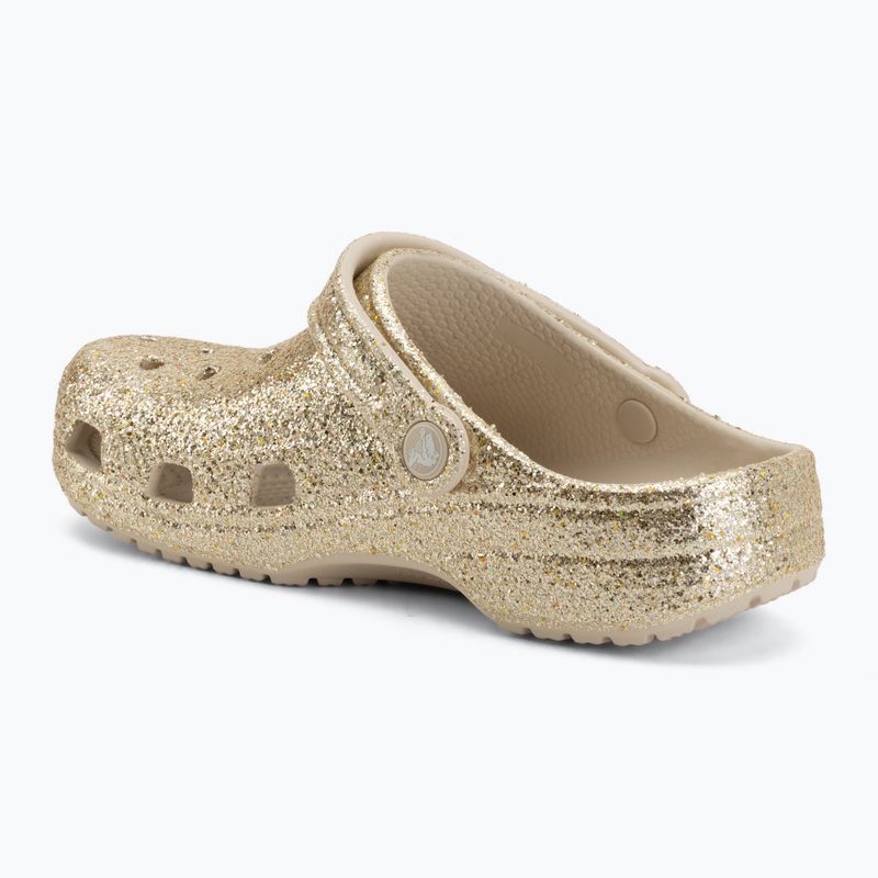 Ciabatte per bambini Crocs Classic Chunky Glitter sandstone 4