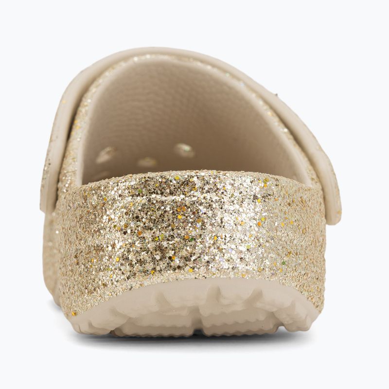 Ciabatte per bambini Crocs Classic Chunky Glitter sandstone 7