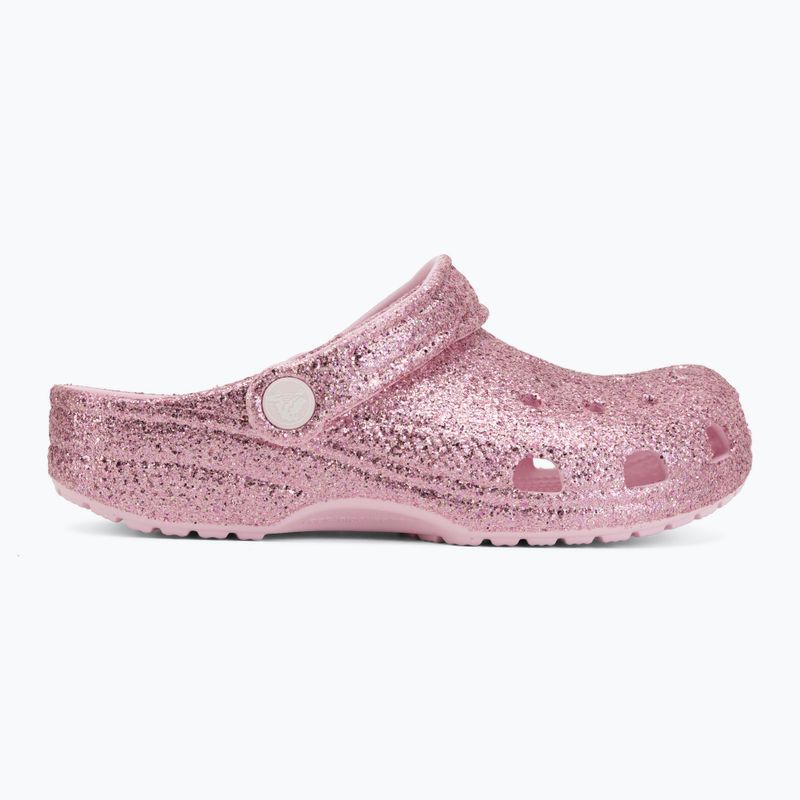 Ciabatte per bambini Crocs Classic Chunky Glitter pink milk 3