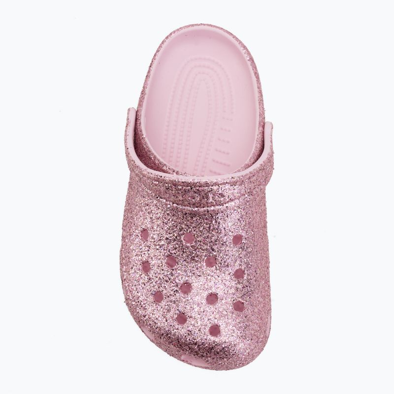 Ciabatte per bambini Crocs Classic Chunky Glitter pink milk 6