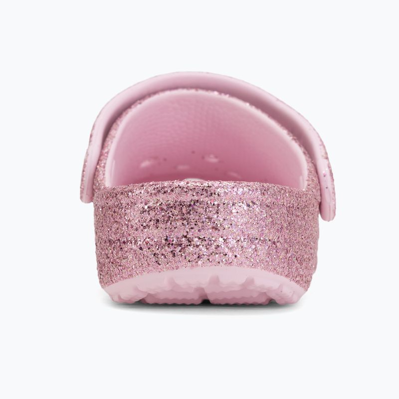 Ciabatte per bambini Crocs Classic Chunky Glitter pink milk 7