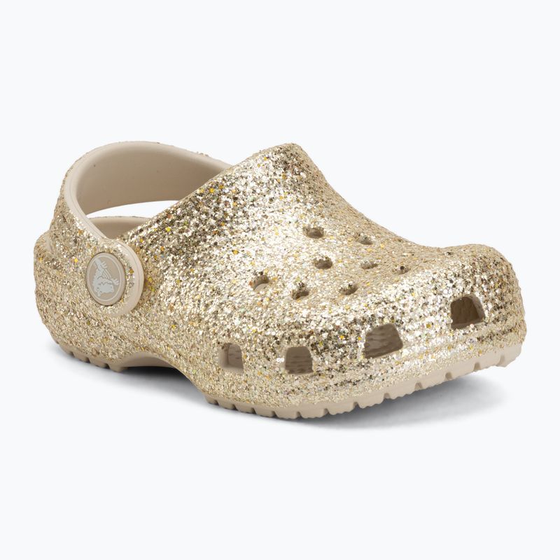 Ciabatte per bambini Crocs Classic Chunky Glitter 211940 sandstone 2