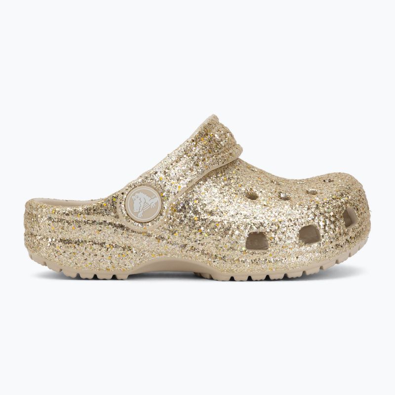 Ciabatte per bambini Crocs Classic Chunky Glitter 211940 sandstone 3