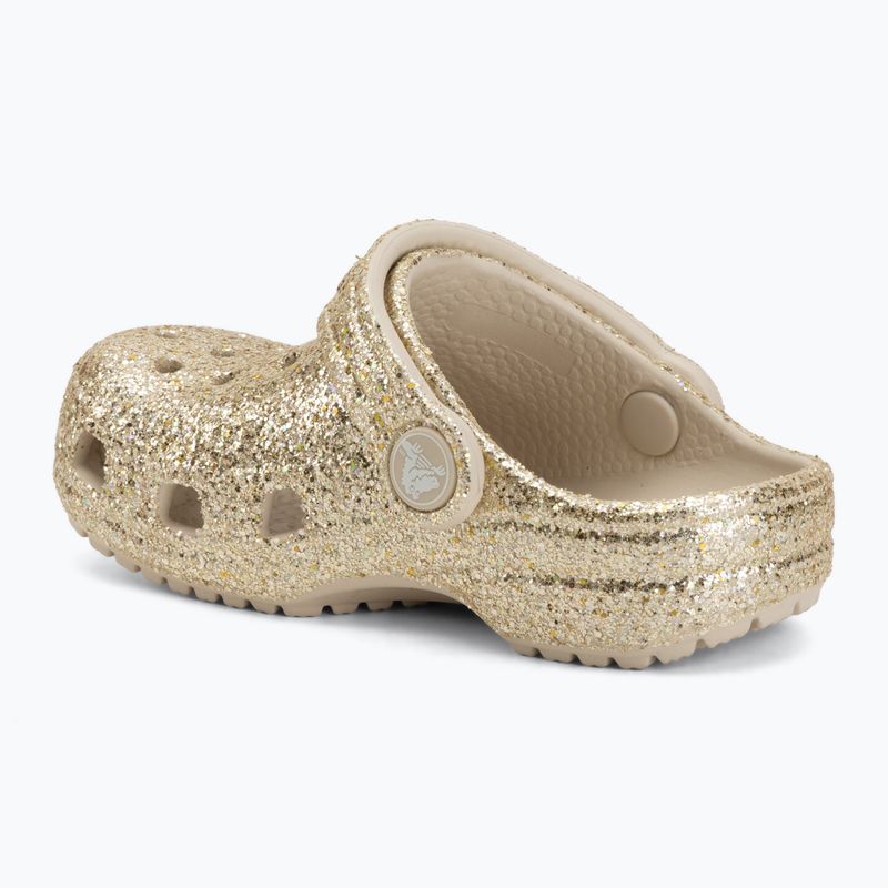 Ciabatte per bambini Crocs Classic Chunky Glitter 211940 sandstone 4