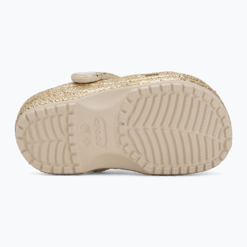 Ciabatte per bambini Crocs Classic Chunky Glitter 211940 sandstone 5