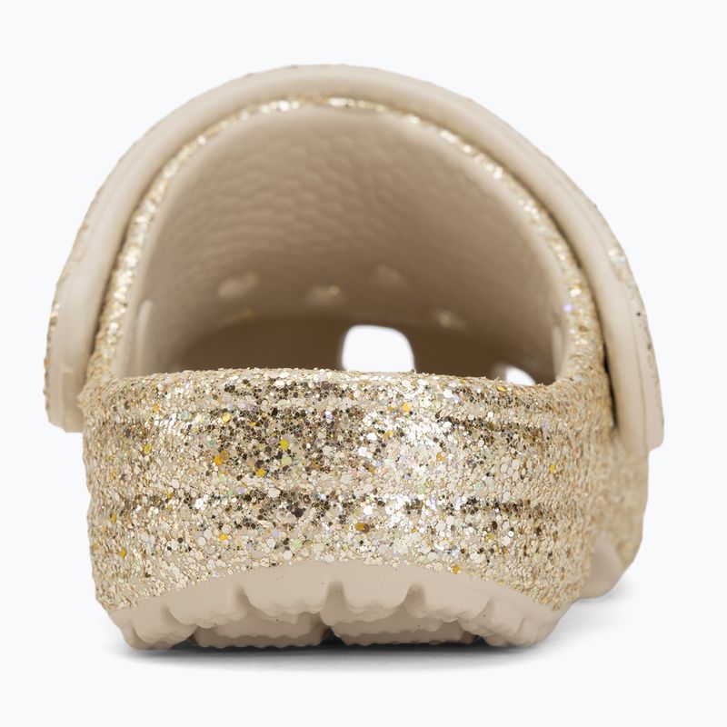 Ciabatte per bambini Crocs Classic Chunky Glitter 211940 sandstone 7