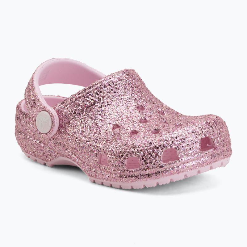 Ciabatte per bambini Crocs Classic Chunky Glitter 211940 pink milk 2