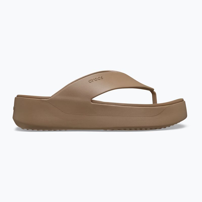Infradito da donna Crocs Gateway Platform milk chocolate 2