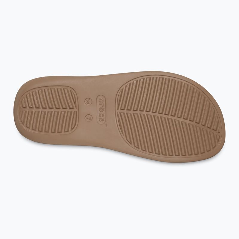 Infradito da donna Crocs Gateway Platform milk chocolate 3