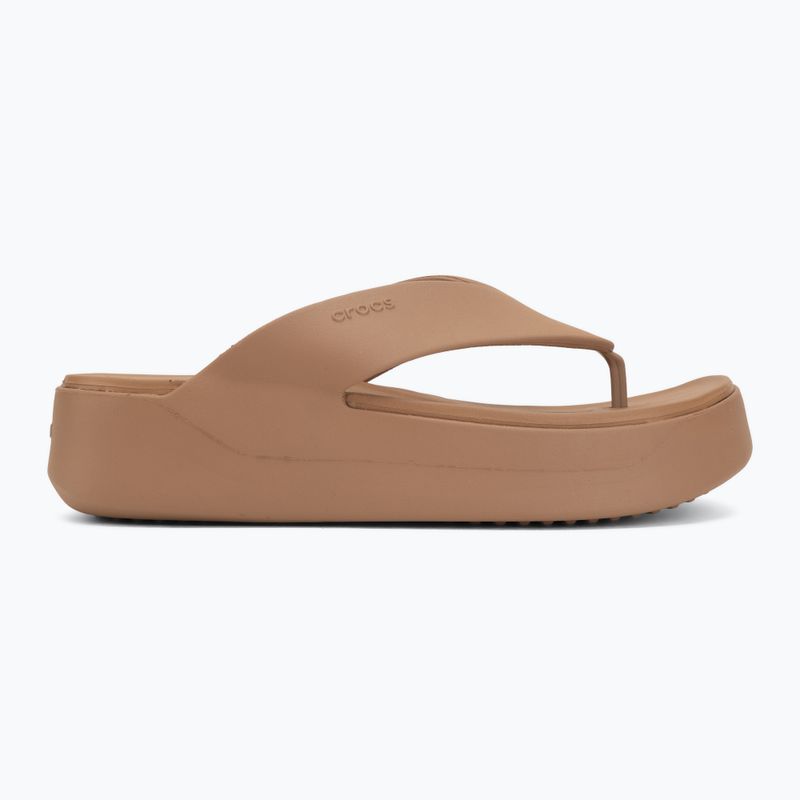 Infradito da donna Crocs Gateway Platform milk chocolate 2