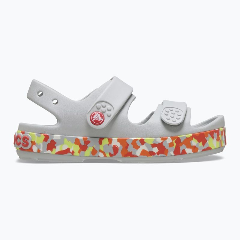 Sandali per bambini Crocs Crocband Cruiser Glow Confetti Band atmosphere/flame 2