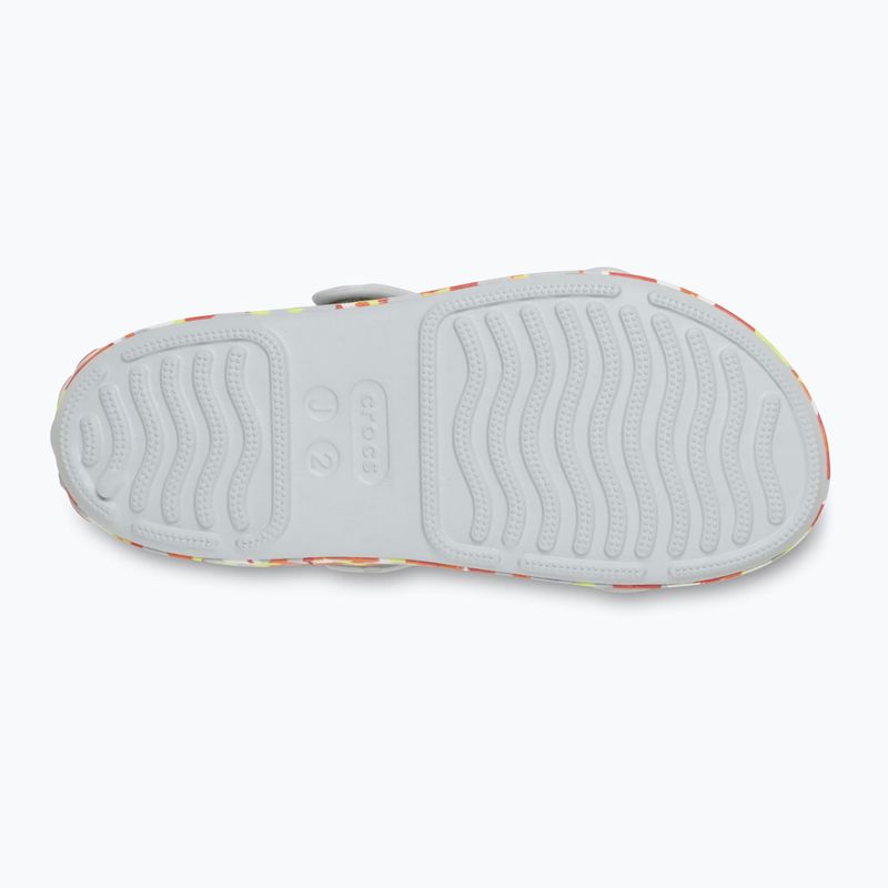 Sandali per bambini Crocs Crocband Cruiser Glow Confetti Band atmosphere/flame 3