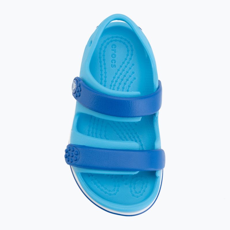 Sandali per bambini Crocs Crocband Cruiser Toddler venetian/blue bolt 5