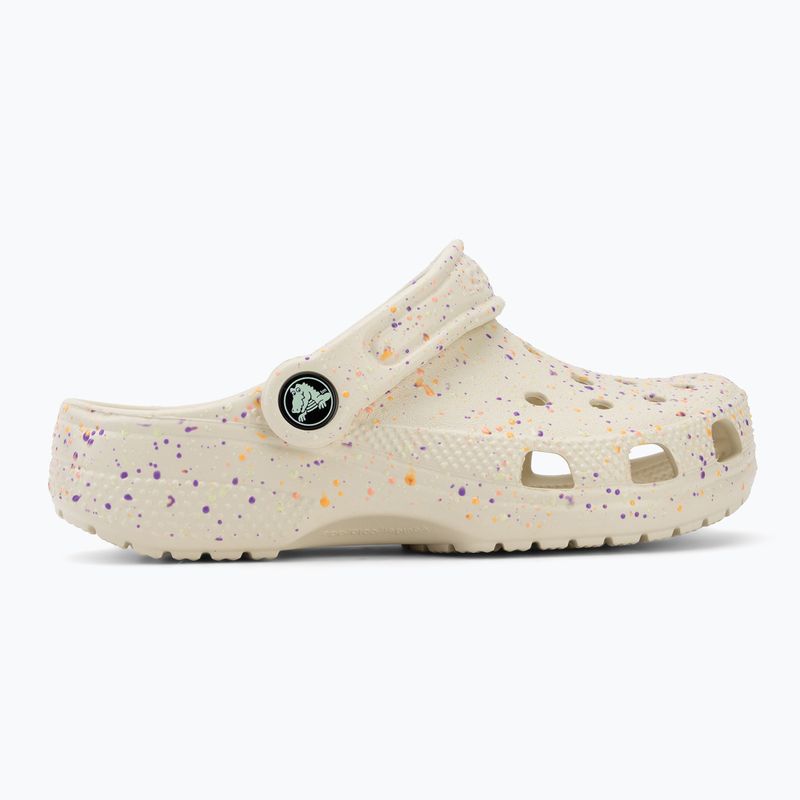 Ciabatte per bambini Crocs Classic Glow Paint Splatter summit white/multi 3