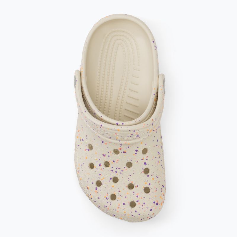 Ciabatte per bambini Crocs Classic Glow Paint Splatter summit white/multi 6