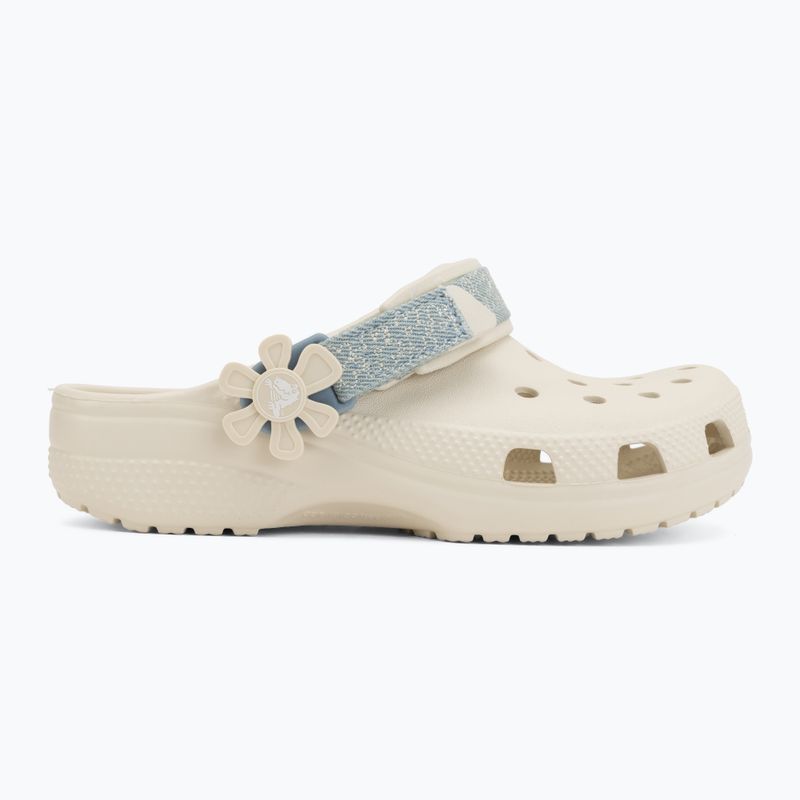 Ciabatte per bambini Crocs Classic Denim Flower Adjustment Backstrap 3
