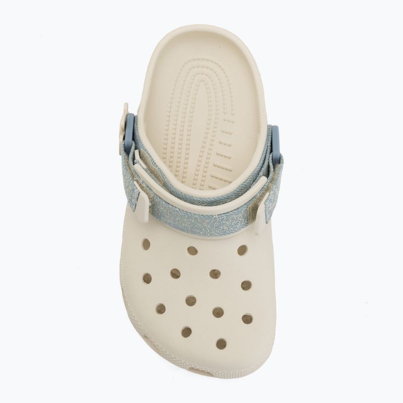 Ciabatte per bambini Crocs Classic Denim Flower Adjustment Backstrap 6