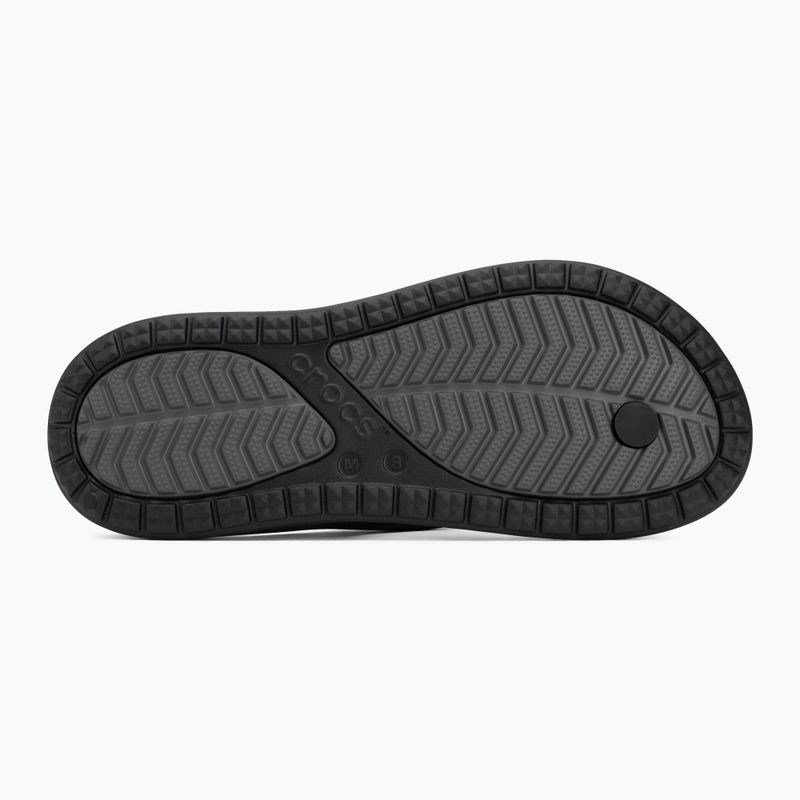 Infradito Crocs Coast Flip black/slate grey 4